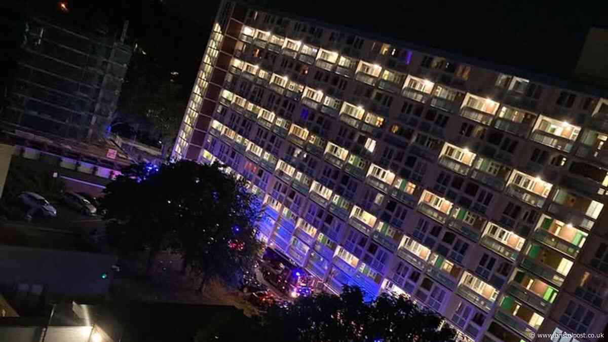 Firefighters tackle late-night blaze at 12-storey building in Redcliffe