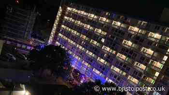 Firefighters tackle late-night blaze at 12-storey building in Redcliffe