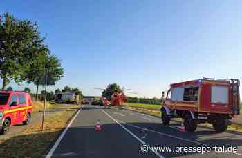 FW Gangelt: Schwerer Verkehrsunfall auf K17 bei Vinteln