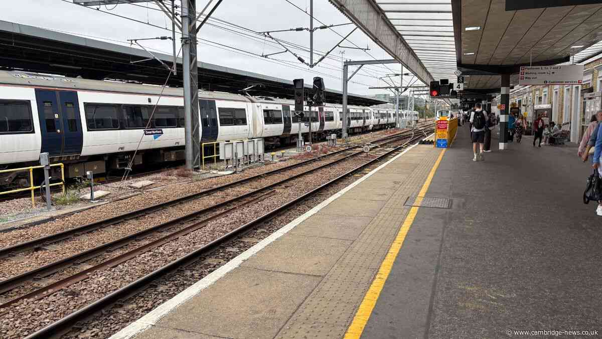 Cambridgeshire rail disruption expected to last hours after person struck by train