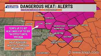 Heat alerts remain as near-record temperatures continue