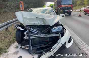FW Alpen: Verkehrsunfall auf der Autobahn