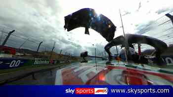 New on-board angle of Verstappen's Dutch GP crash