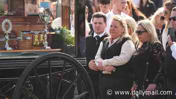 Funeral is held for teenager, 18, who died alongside four other boys in head-on crash when they drove car wrong-way on Irish motorway