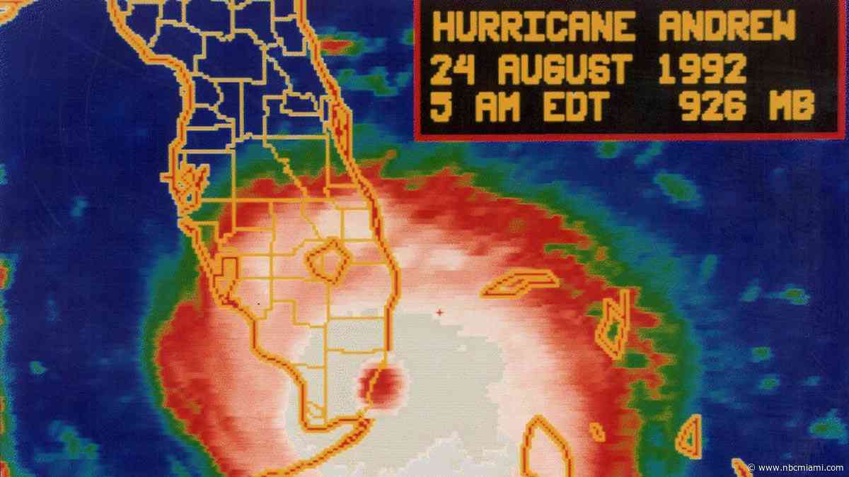 Hurricane Andrew hit South Florida 34 years ago Monday