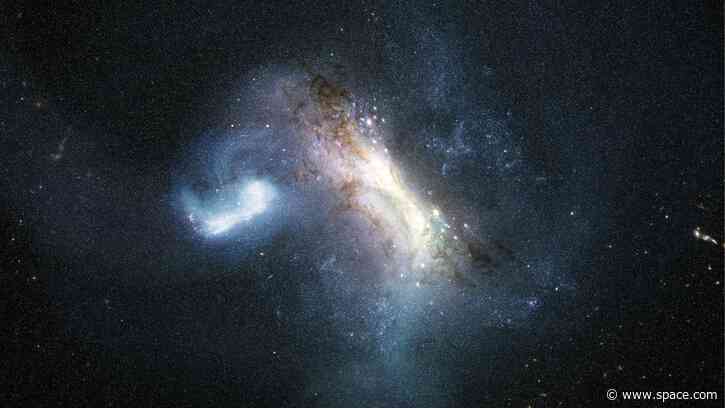 The earliest galaxy 'swallowed' by the cannibal Milky Way left a scar at its heart