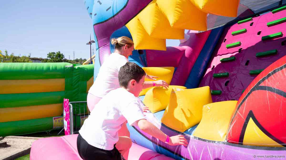 Huge inflatable course at Kent shopping centre to run for an extra week this summer