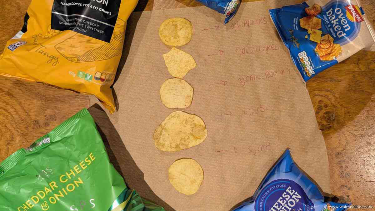 I tried cheese and onion crisps from M&S, Lidl and Sainsbury's — winner was tastier than Walkers