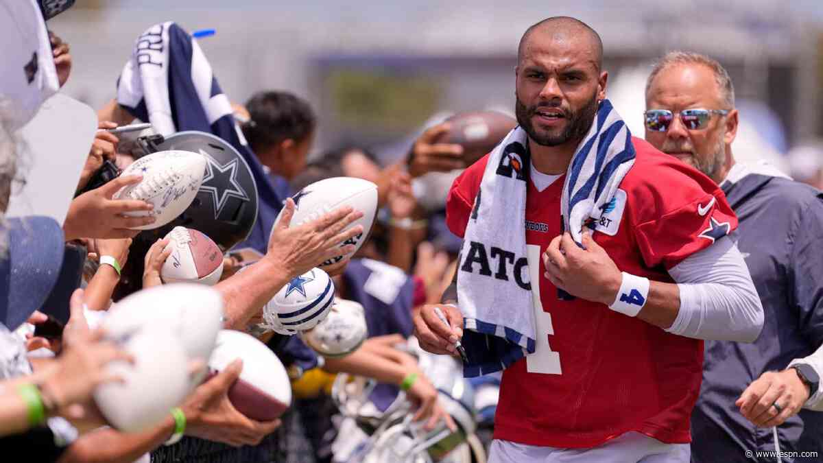 Cowboys camp wrap-up: Trackman Dak, GM Von and hot dogs