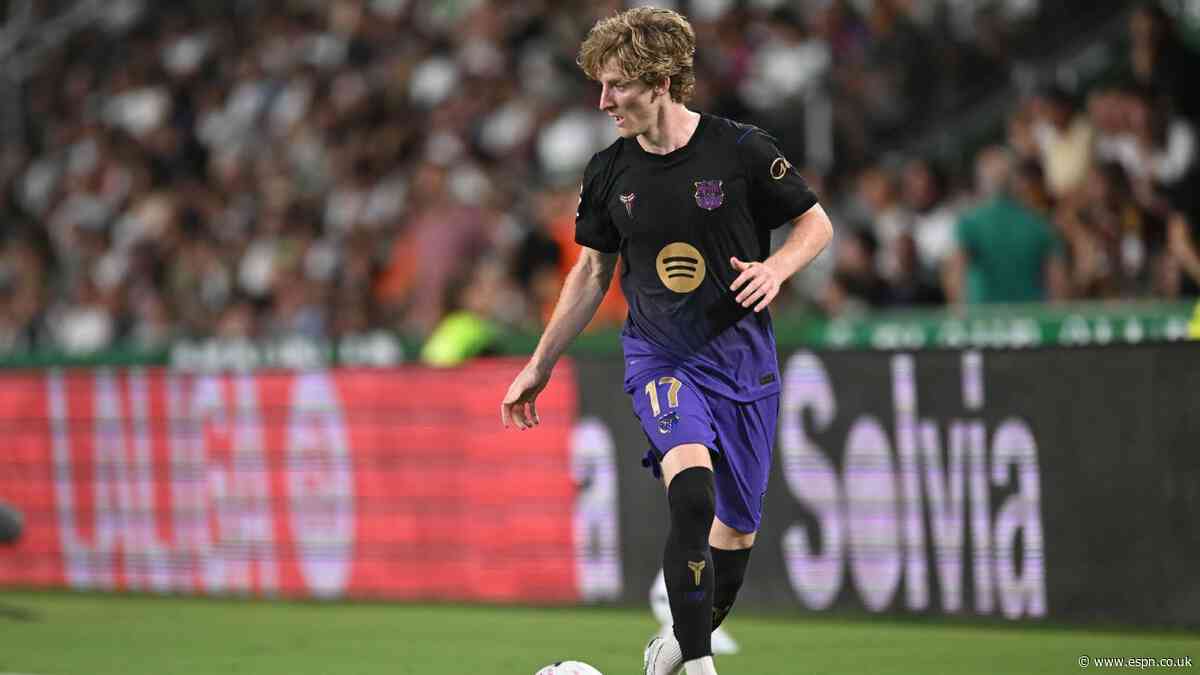 Barça's Gordon confident he can fill No. 9 role