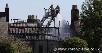 Devastating aftermath of suspected arson attack on Grade II listed Alnwick building