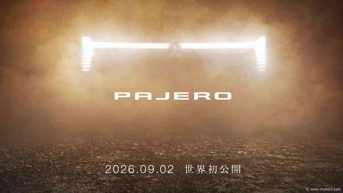 Mitsubishi Pajero Is Back September 2, Returns With Ladder Frame