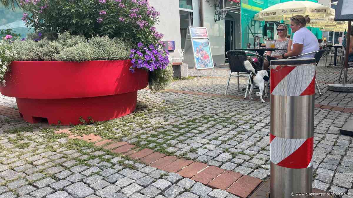 Warum der Poller am Schrannenplatz aktuell nicht versenkt wird