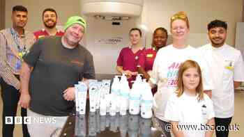 Radiotherapy patient donates skincare to hospital
