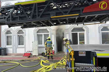 Feuerwehr rettet vier Bewohner aus Dachgeschoss