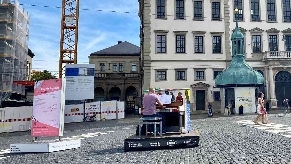 Happy Birthday: Ein flottes Geburtstagsständchen am Klavier soll Augsburg erfreuen