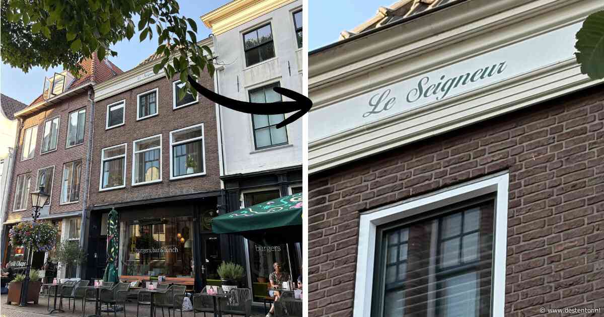 Op dit pand van Ingeburgerd staat sinds 10 jaar een Franse tekst: dit betekent het