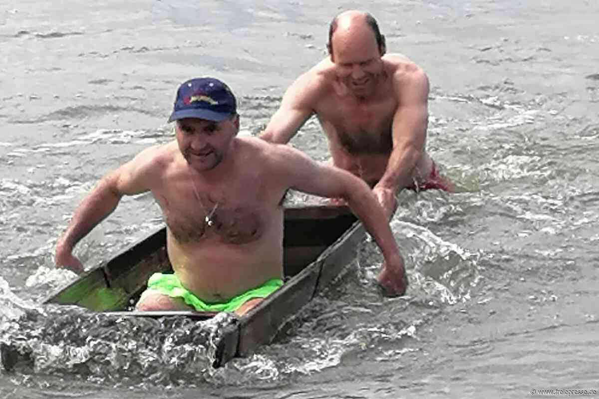 Bäckermeister aus dem Vogtland holt Sieg im Sautrogrennen