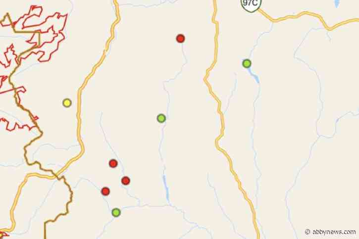 4 wildfires remain out-of-control between Coquihalla, Highway 5A, Highway 3