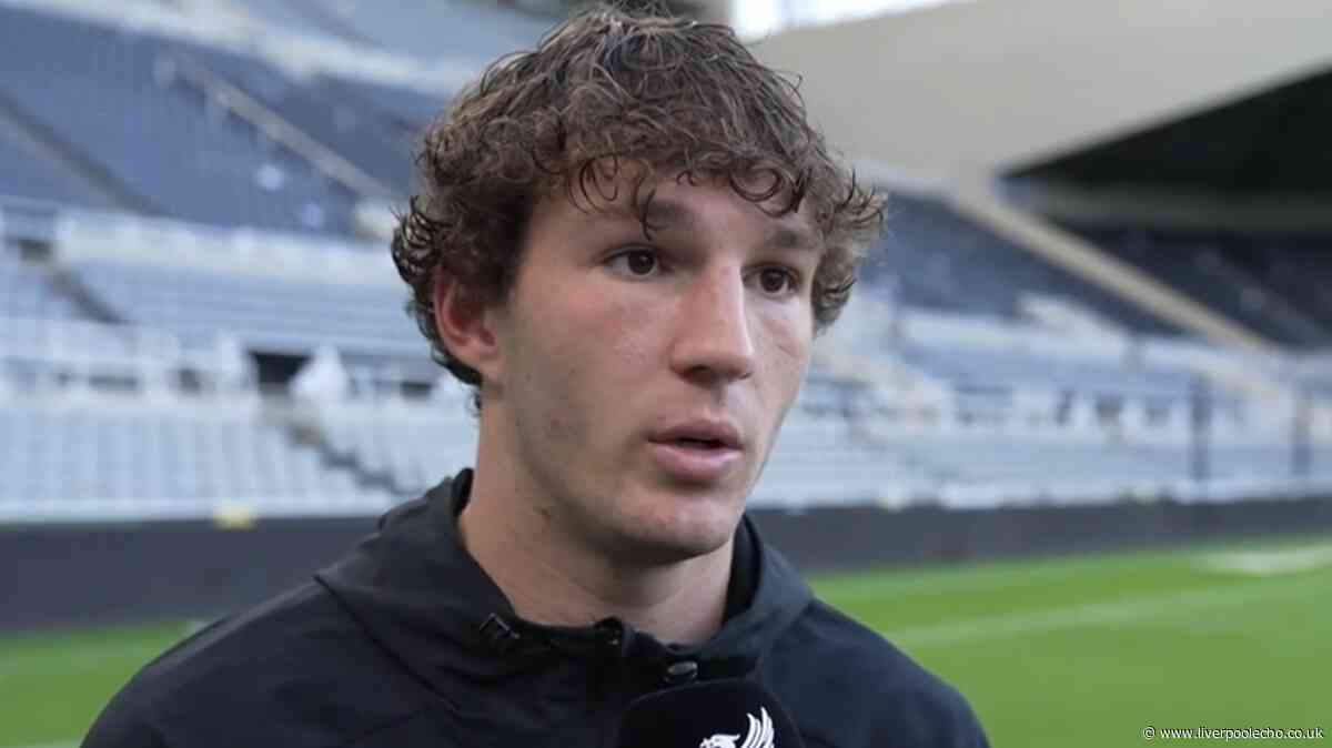 Lewis Koumas drops Liverpool transfer hint and lifts lid on Andoni Iraola touchline message