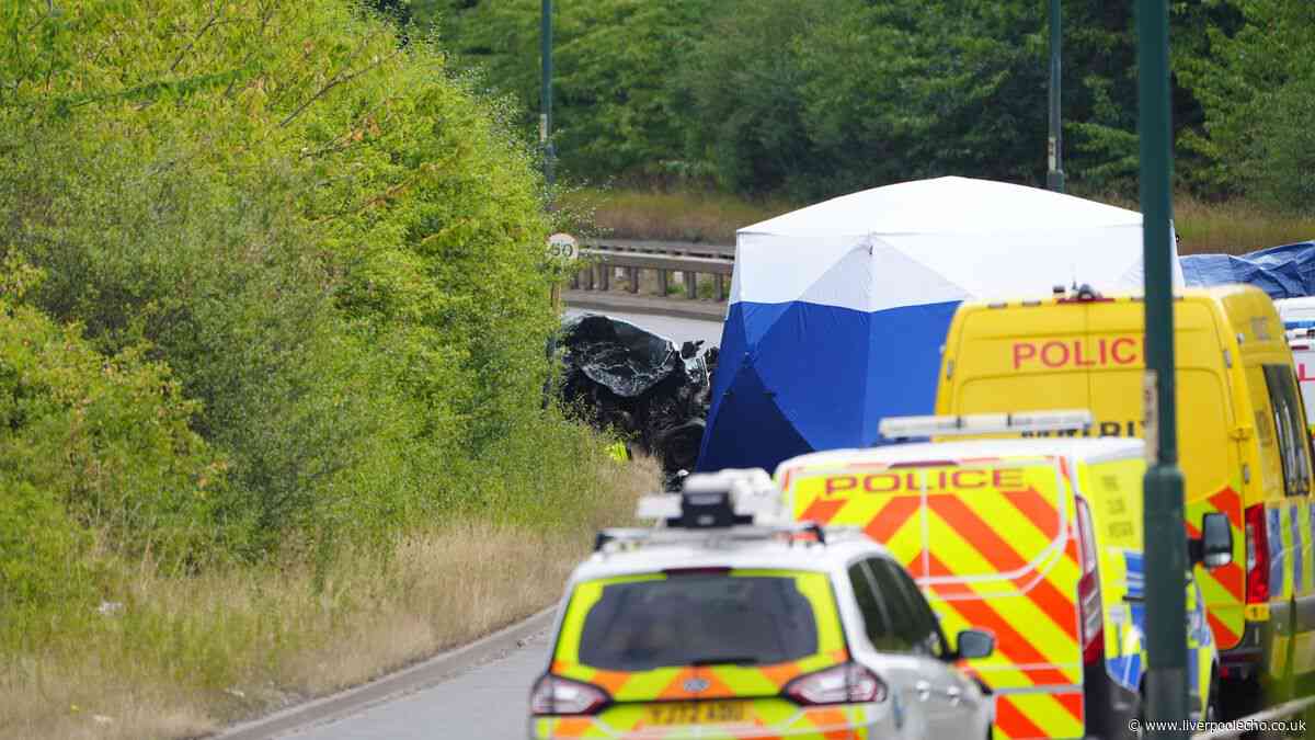 Nine men and three women arrested after A66 crash