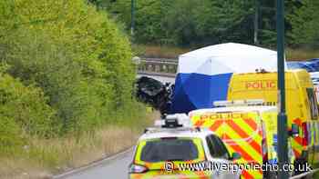 Nine men and three women arrested after A66 crash