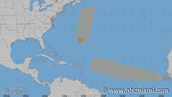 Forecasters watching 2 areas in the Atlantic for possible development, NHC says
