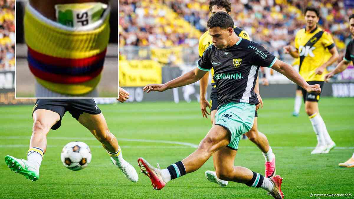 Nog nooit vertoond: VVV-voetballer gebruikt pakjes kauwgom als scheenbeschermers