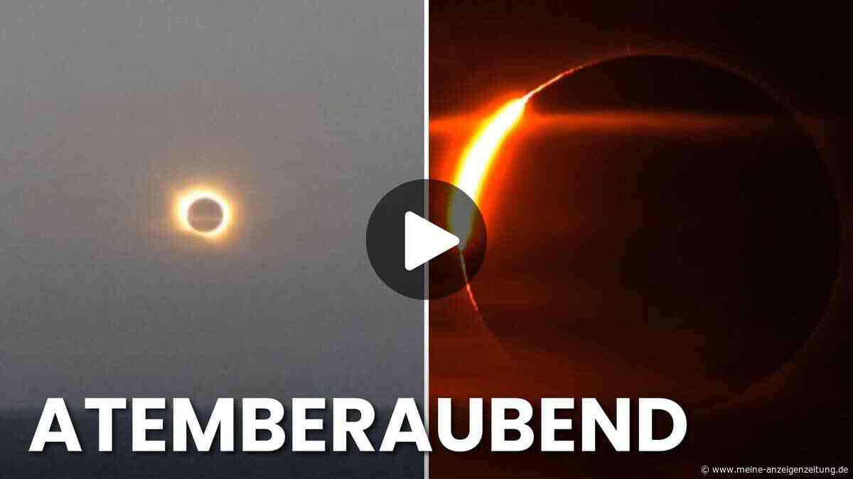 Hobby-Astronom berechnete idealen Standort für Sonnenfinsternis - jetzt zeigt er sein Video