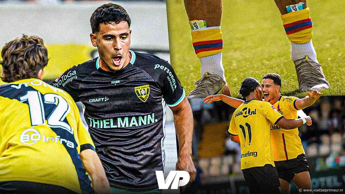 Buitenspel: VVV-speler trekt aandacht met opmerkelijke 'scheenbeschermers'