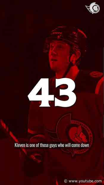 Klev days away from Sens hockey 👊