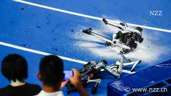 High-Tech-Meisterschaften in Peking: Roboter läuft schneller als Usain Bolt, zerschellt aber im Ziel