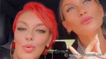 Sheridan Smith debuts a bold new look with bright red hair as she reunites with close pal Charley Webb after mystery fallout in their 'intense' friendship