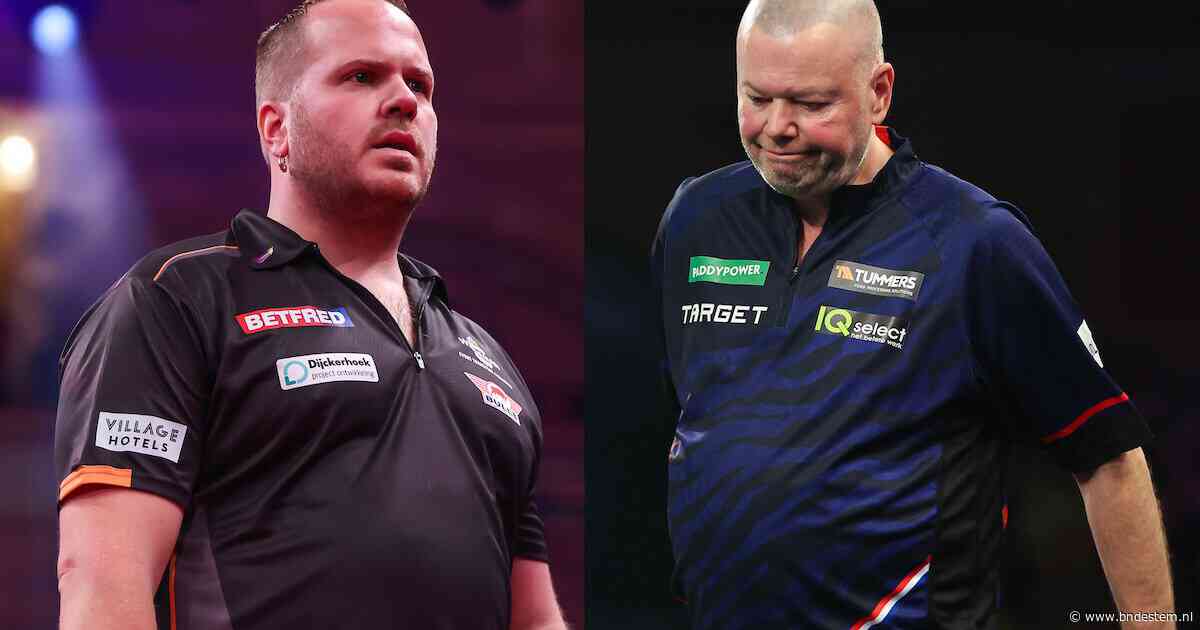 Domper voor Nederlandse dartsfans: geen Raymond van Barneveld en Dirk van Duijvenbode in Amsterdam