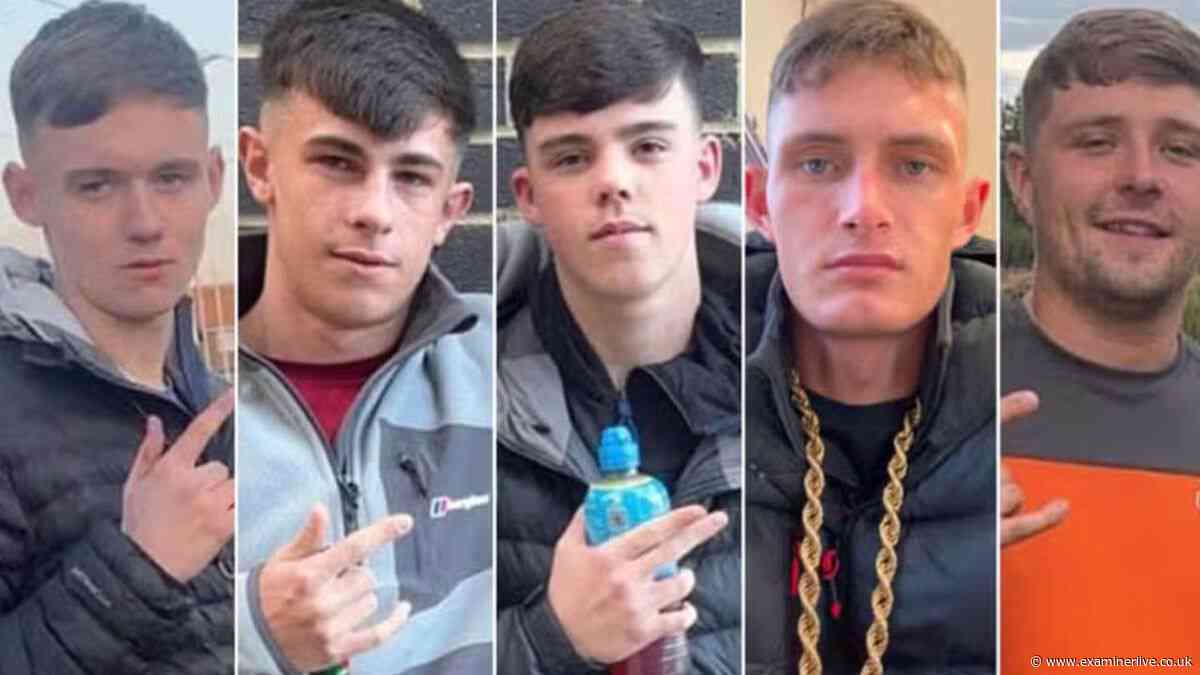 Men killed in police car crash 'may have links to organised crime'