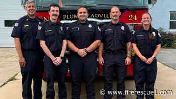 Pa. township swears in first career firefighters