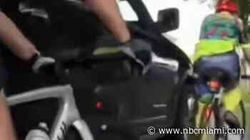 Video shows SUV swerving into cyclists in Cutler Bay