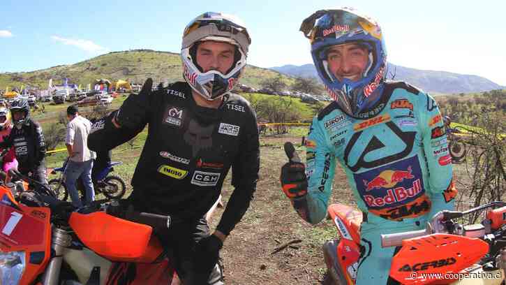 Benjamín Herrera fue segundo en la Sprint Cup de moto enduro