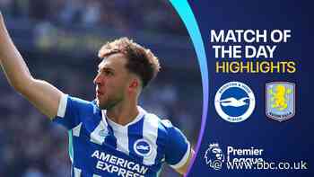 Brighton dominate 10-man Villa