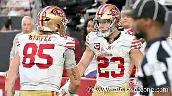 49ers OC Klay Kubiak addresses media, talks Kittle, McCaffrey returning, left guard competition