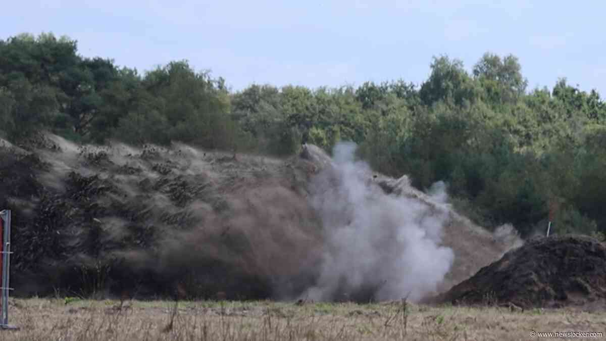 Stevige explosie vliegtuigbom bij Havelte: explosief onschadelijk gemaakt