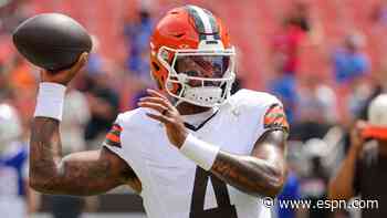 Sources: Browns tab Watson QB1 over Shedeur