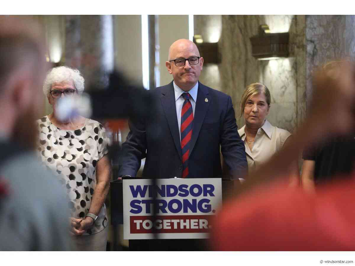 Drew Dilkens officially launches his final mayor campaign