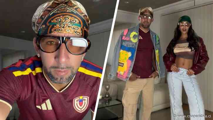 [VIDEO] Mauricio Isla se puso camiseta de la selección venezolana para concierto de Rawayana