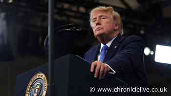 Donald Trump erupts at rally as he threatens huge 50% trade tariffs