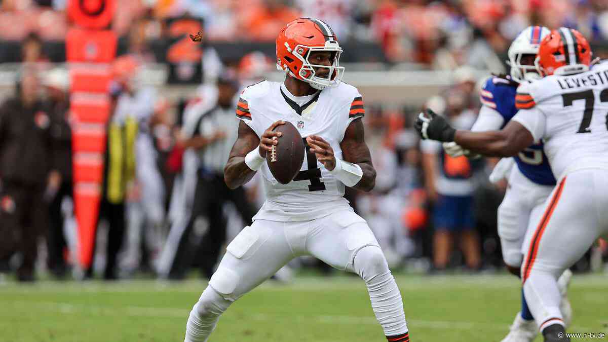 Umstrittener Spielmacher: Trotz Buhrufen: Browns ernennen Watson zum ersten Quarterback