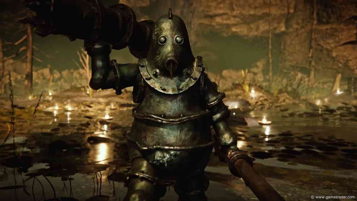 FromSoftware's Hidetaka Miyazaki says The Duskblood's Zork is the perfect example of his design philosophy, and a man of culture: "They are a species with intelligence and philosophy"