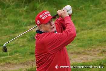 Trump times his Ireland trip to coincide with major golf tournament at his own club