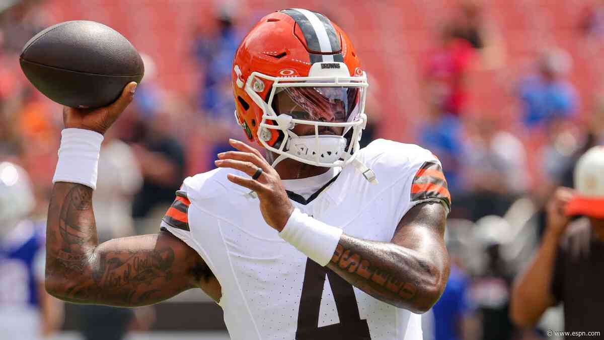 Browns coach tabs Watson QB1 over Shedeur