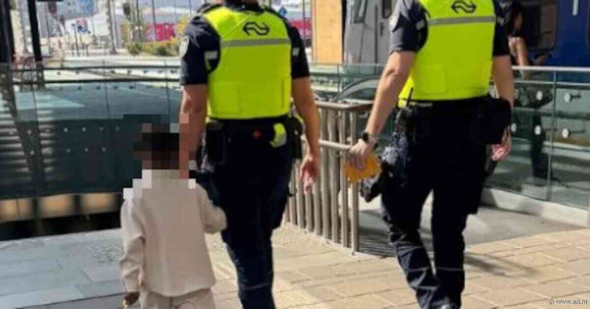 Knul (3) stapt per ongeluk op de trein en reist moederziel alleen van Rotterdam naar Eindhoven